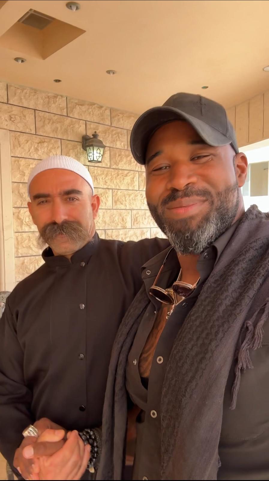 Man of Peace meeting a local person of peace